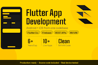 provide flutter app development