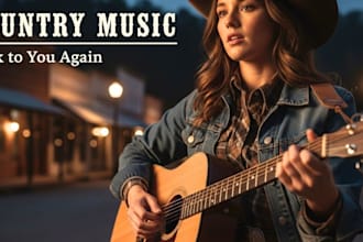 sing authentic american country songs and write country music lyrics