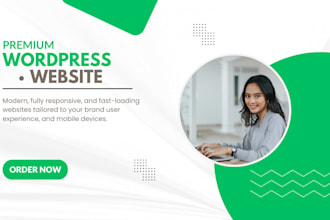 design a premium wordpress website