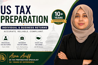 prepare US individual and business tax returns