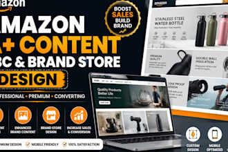 create amazon a plus content ebc and brand store design