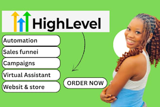 set up gohighlevel CRM, funnels and automations