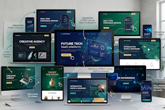 create a custom html landing page for woocommerce, shopify or any backend
