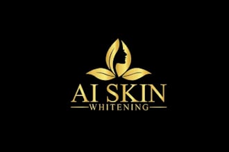 design custom skin whitening business logo