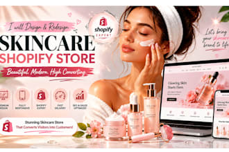 build skincare shopify store beauty store beauty shopify beauty skincare website