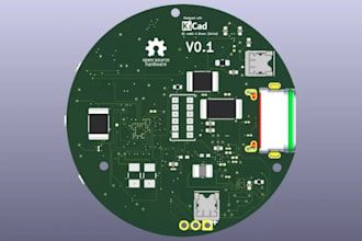 design smartwatch pcb, wearable pcb, fitness tracker and firmware for iot device