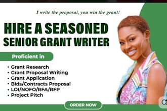 create grant proposal, grant writing for small businesses, startups, nonprofit