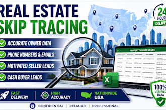 provide highly converting motivated seller leads and real estate skip tracing