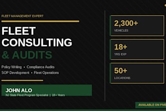 be your expert fleet management consultant for policy and compliance