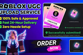 upload any accessory to your roblox