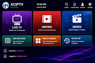 rebrand and customize your android iptv app streaming player app xciptv wave
