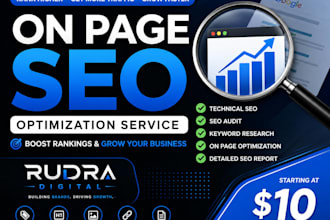 do on page SEO for better google rankings