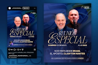 design a professional church flyer, worship event, or ministry flyer