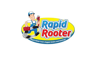 design professional mascot rapid rooter logo