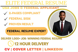 write ats federal resume for usajobs and government jobs
