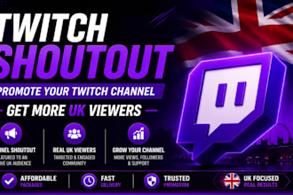 do twitch channel shoutout promote twitch channel to get more UK USA viewers