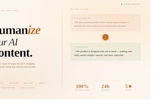 rewrite ai content into engaging human written text
