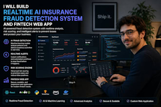 build realtime ai insurance fraud detection system and fintech web app