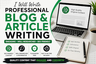 write engaging blog posts and articles for your website