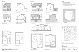 draw detailed UK planning and permitted development drawings