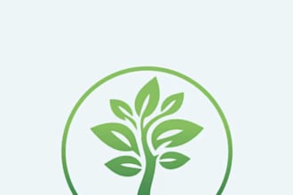 design unique tree service company logo