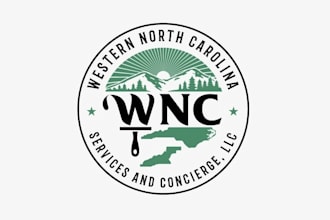 do region specific logo highlighting western north carolina