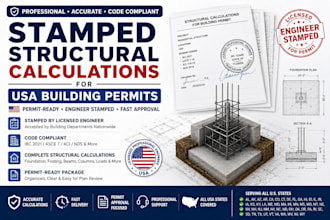 provide stamped structural calculations for USA permits