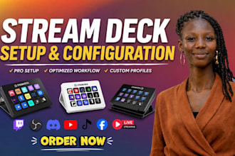 setup and configure your elgato stream deck for obs, vmix, twitch, youtube