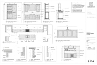 create millworks, shop drawings, kitchen cabinets, wardrobe and pantry