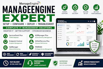 setup manageengine itsm helpdesk asset and endpoint management