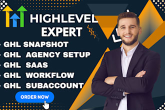 ghl snapshot, ghl agency setup, ghl saas, ghl workflow, ghl sub account