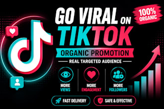 do organic tiktok promotion