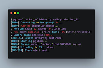 custom backup and recovery automation