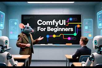 teach you how to use comfyui, art lesson