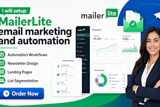 setup mailerlite email marketing and automation