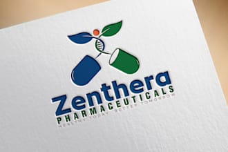 design professional medical pharmacy healthcare logo