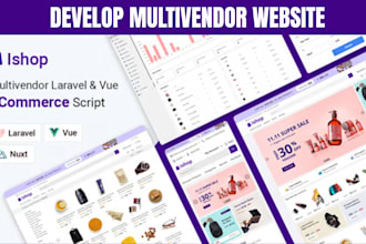 build a dynamic multi vendor ecommerce marketplace website woocomerce shopify