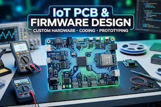 design stm32 esp32 iot pcb and embedded firmware for wireless smart systems
