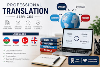 translate azerbaijani russian and english documents professionally