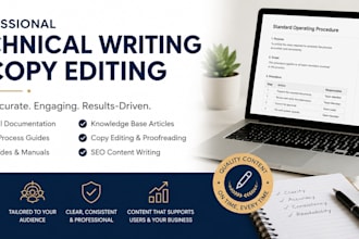 write and edit technical documents for your business