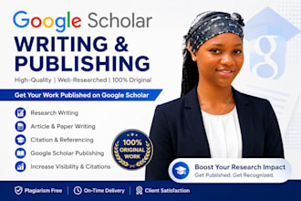 write, backdate and publish eb1a article in google scholar, scopus journal
