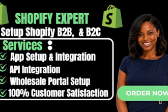build shopify wholesale, b2b ,b2c ecommerce store with custom pricing