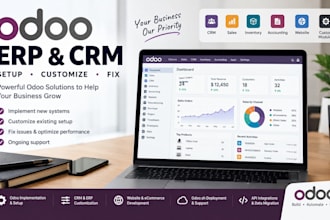 build, customize and fix your odoo erp CRM system