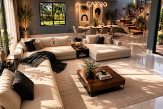 design modern architectural and interior spaces