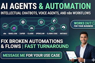 create ai assistants, chatbot, voice agents, using n8n, openclaw claude code fix