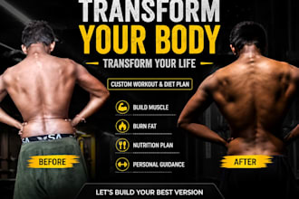 provide a customized fitness plan for weight loss and muscle building