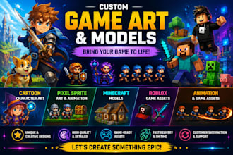 cartoon character art pixel sprite art animation minecraft model roblox game