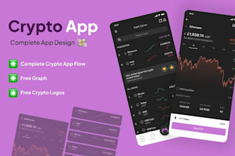 build a crypto wallet app fintech app finance app payment app money transfer app