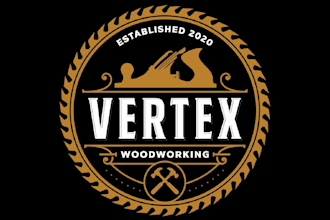 do modern creative woodworking logo design