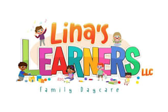 design kids shop, baby care, daycare or childcare logo